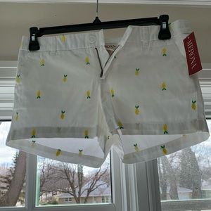 Pineapple summer shorts